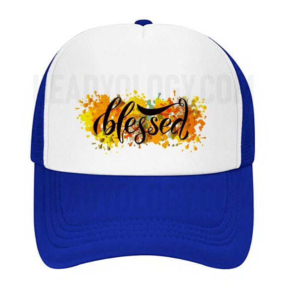 Blessed Hats With Floral Design Colorful Hats Baseball Trucker Hats UNISEX - Picture 9 of 16